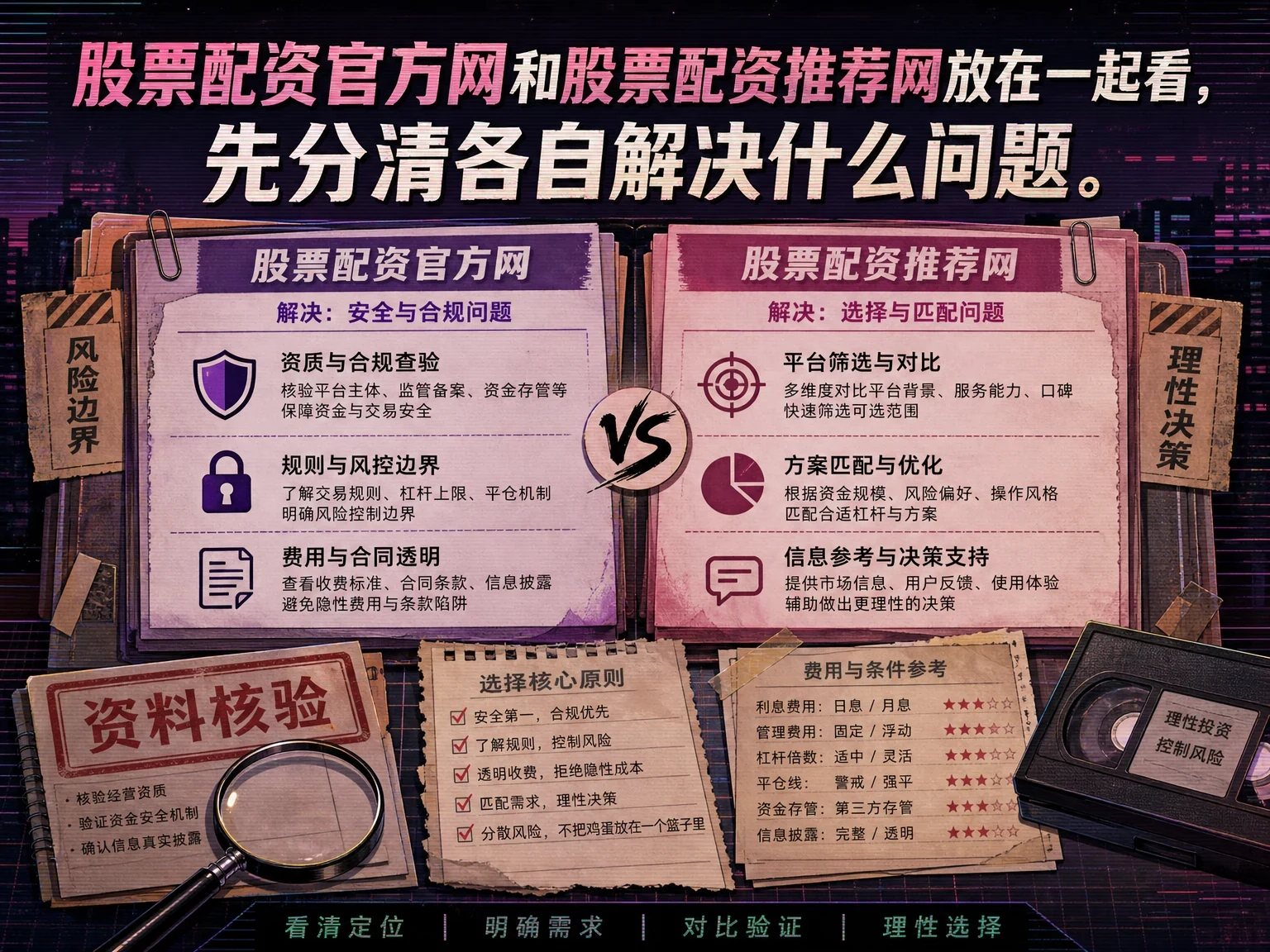 股票配资官方网和股票配资推荐网放在一起看，先分清各自解决什么问题 插图