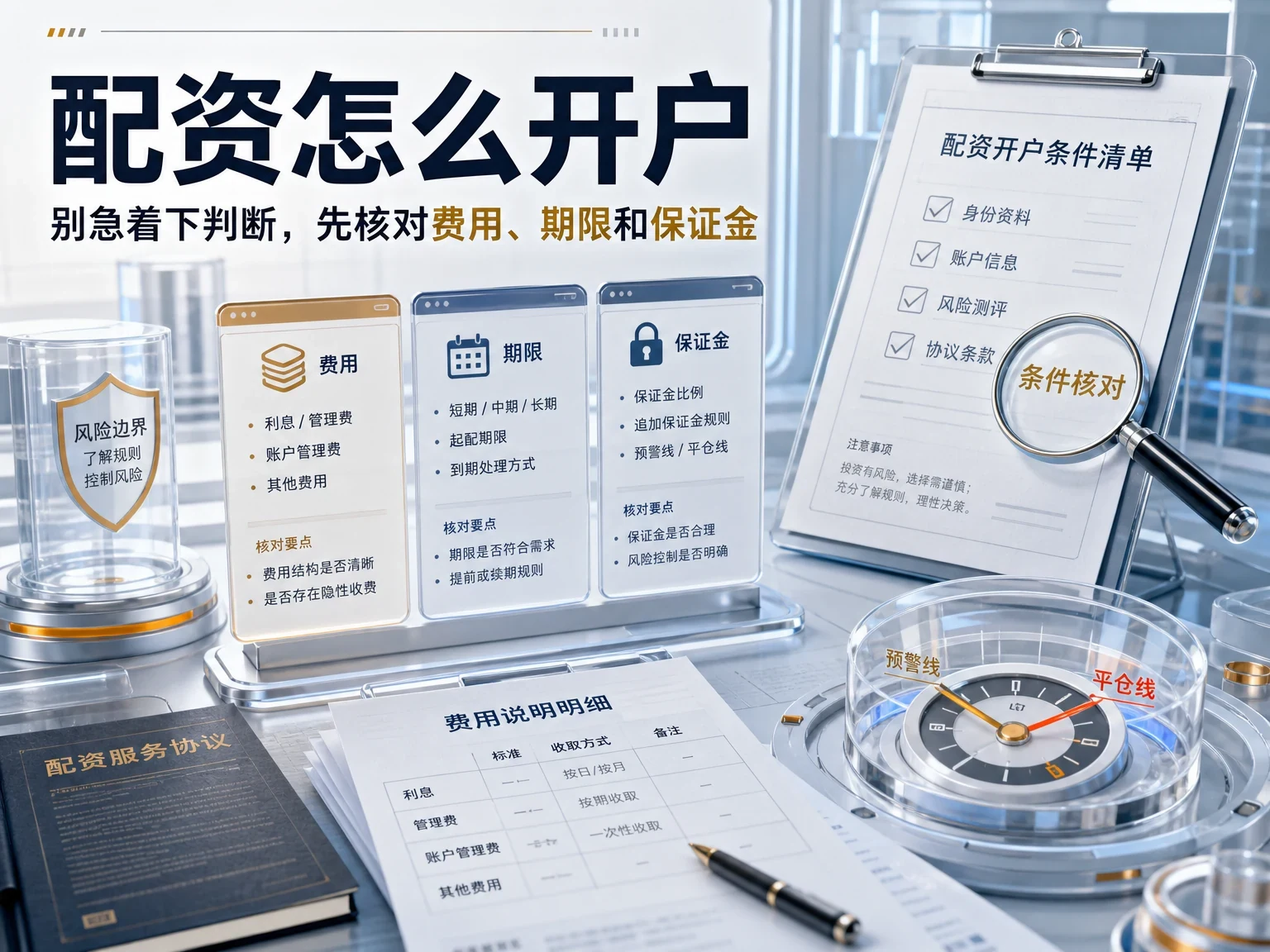 配资怎么开户别急着下判断，先核对费用、期限和保证金 插图
