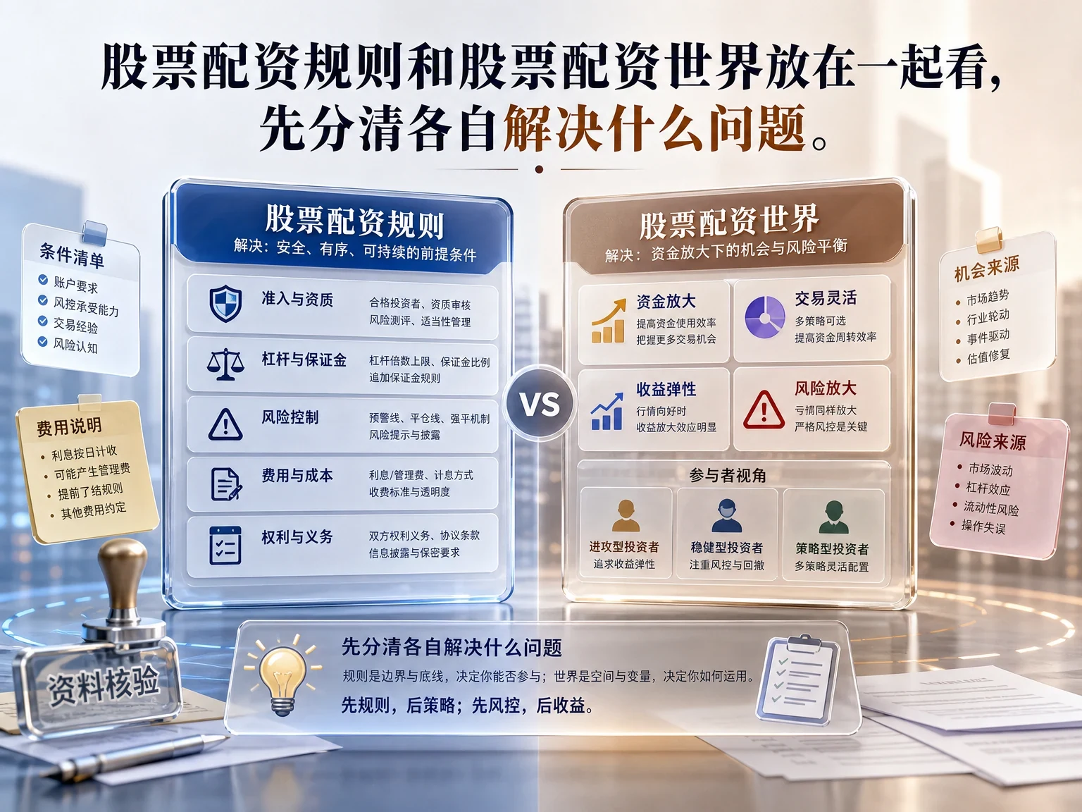 股票配资规则和股票配资世界放在一起看，先分清各自解决什么问题 插图